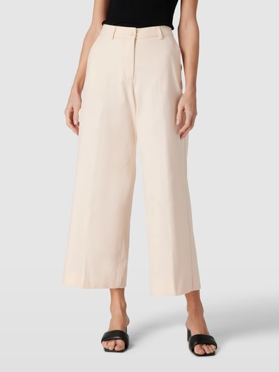 Weekend Max Mara Stoffen broek met persplooien, model 'VASTO' Ecru - 4