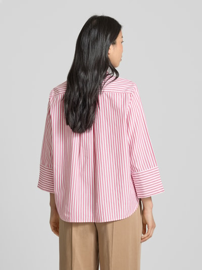 Tom Tailor Loose Fit Bluse mit Streifenmuster Pink 5