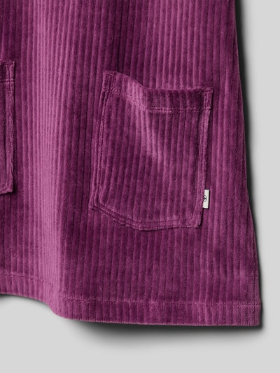 Tom Tailor Mini Cord Kleid aus atmungsaktiver und weicher Baumwolle Purple 2