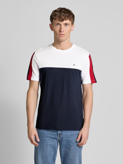 Tommy Hilfiger T-Shirt mit Logo-Stitching Weiss 4