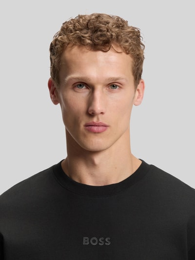 BOSS Green Relaxed Fit T-Shirt aus reiner Baumwolle Modell 'TEE 10' Black 3