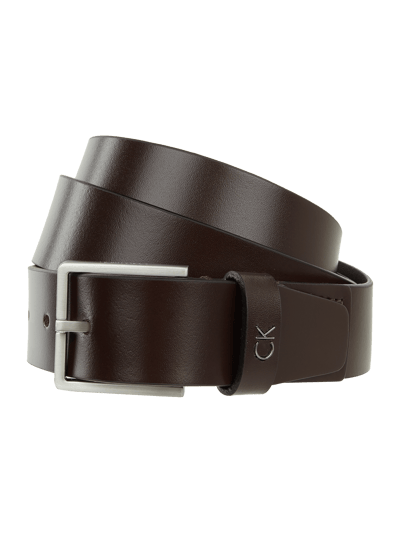 CK Calvin Klein Riem van buffelleer  Cognac - 1