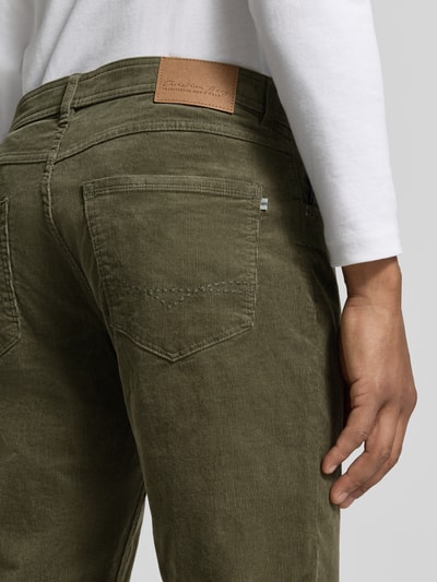 Christian Berg Men Cordhose aus Baumwoll-Mix im 5-Pocket-Design Schilf 3