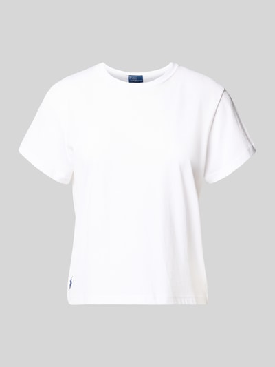 Polo Ralph Lauren T-Shirt mit Logo-Stitching und Rundhalsausschnitt Weiss 2