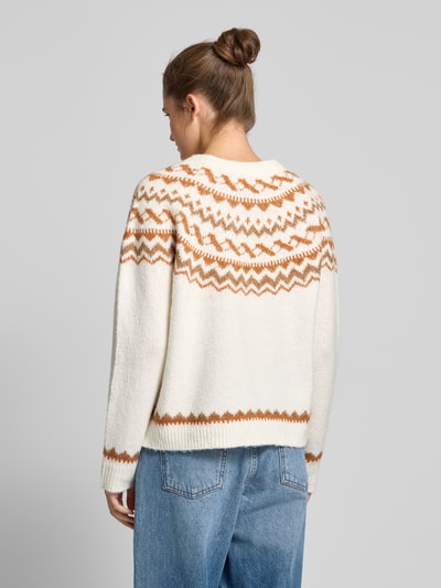 Only Pullover mit Norwegermuster Modell 'ISLE' Offwhite 5