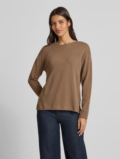 Brax Wollpullover mit Kaschmir-Anteil Modell 'STYLE.LIZ' Taupe 4