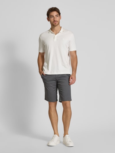 Tom Tailor Slim Fit Bermudas aus Baumwoll-Mix Anthrazit 1