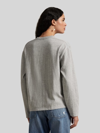 Polo Ralph Lauren Relaxed Fit Langarmshirts aus reiner Baumwolle Mittelgrau Melange 5