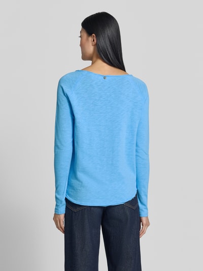 Rich & Royal Shirt met lange mouwen van pure katoen met raglanmouwen Lichtblauw - 5