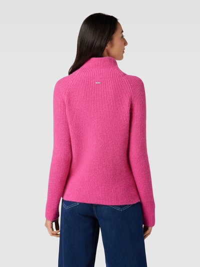 BOSS Black Women Strickpullover aus Alpaka-Mix mit Stehkragen Modell 'Falodan' Pink 5