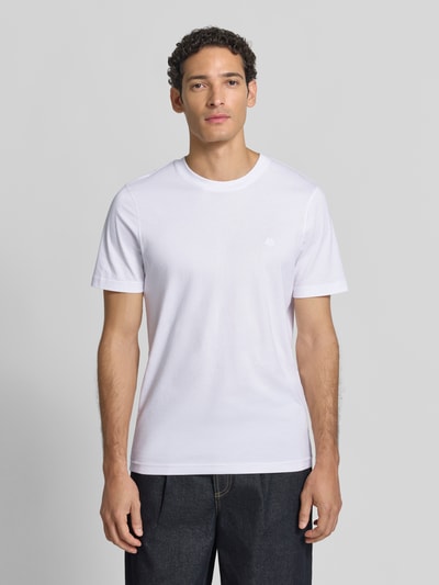 MCNEAL T-shirt w kroju regular fit z haftowanym logo Biały 4