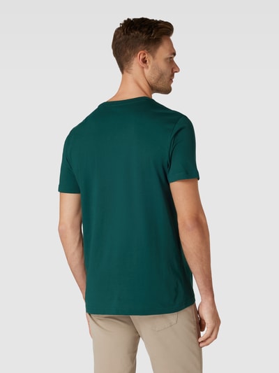 Christian Berg Men T-shirt met contraststrepen Flessengroen - 5
