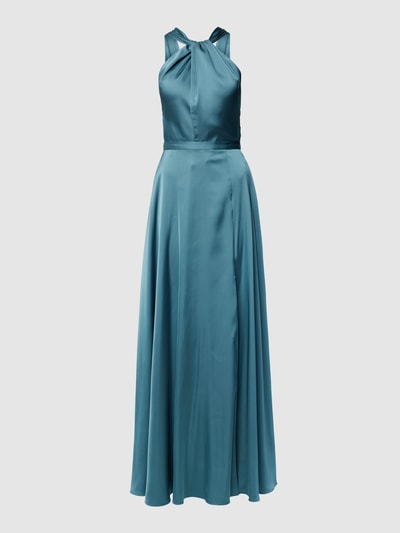 Unique Abendkleid mit hohem Seitenschlitz Mint 2