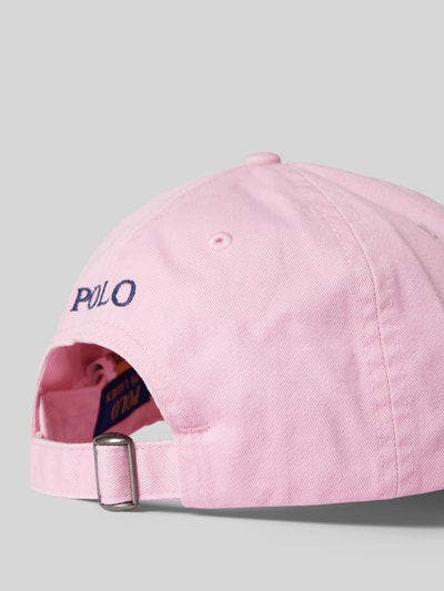 Polo Ralph Lauren Basecap mit Logo-Stitching Hellrosa 3