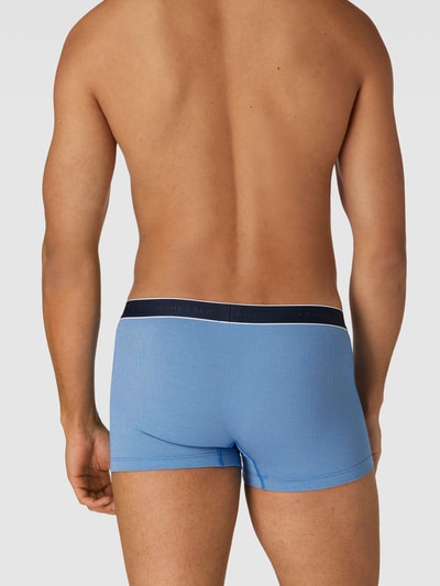 Schiesser Trunks mit Streifenmuster Modell 'Duality' Bleu 4