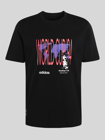 adidas Originals Regular Fit T-Shirt aus reiner Baumwolle Black 2