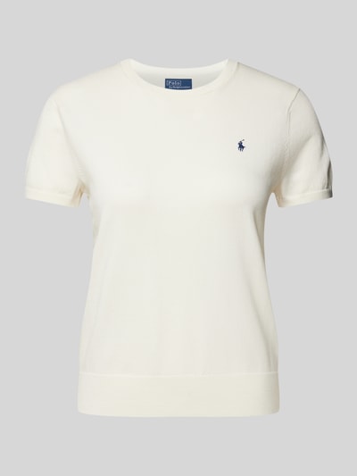 Polo Ralph Lauren Strickshirt mit Logo-Stitching Offwhite 2