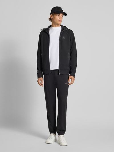 CHAMPION Bluza rozpinana z kapturem Czarny 1