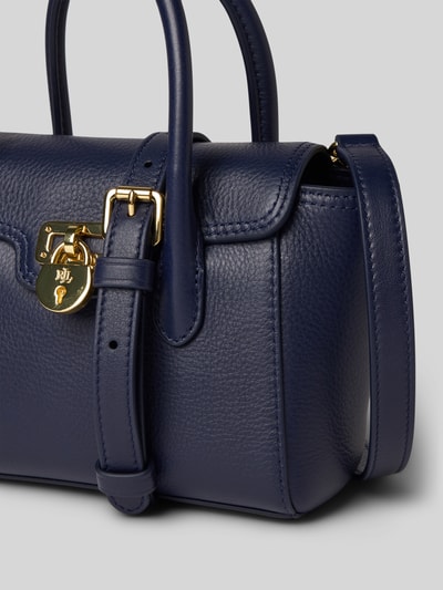 Lauren Ralph Lauren Handtasche aus Rindsleder mit Tragehenkeln Marine 3