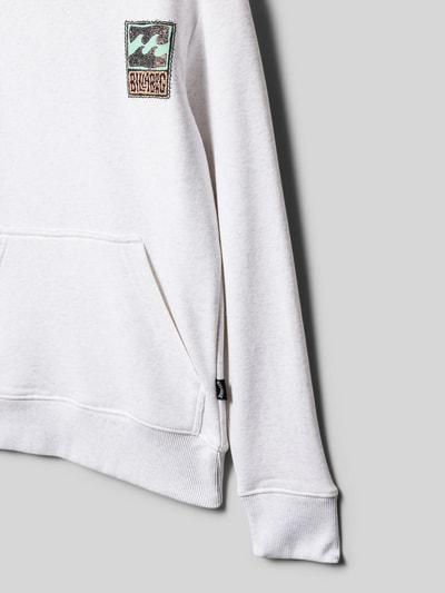 Billabong Hoodie mit Känguru-Tasche Hellgrau Melange 2