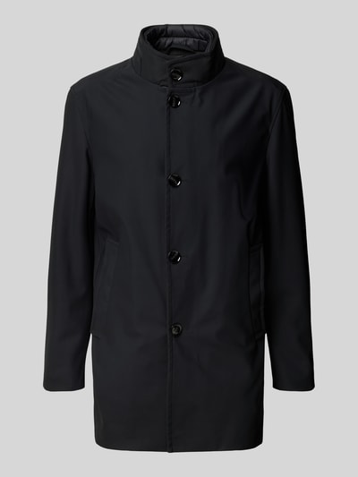 Strellson Regular fit lange jas met uitneembare binnenkraag, model 'FINALLY FLEX' Zwart - 2