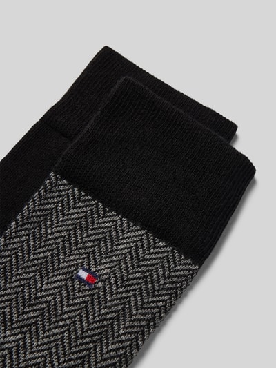 Tommy Hilfiger Strümpfe aus Baumwoll-Mix im 2er-Pack Black 2