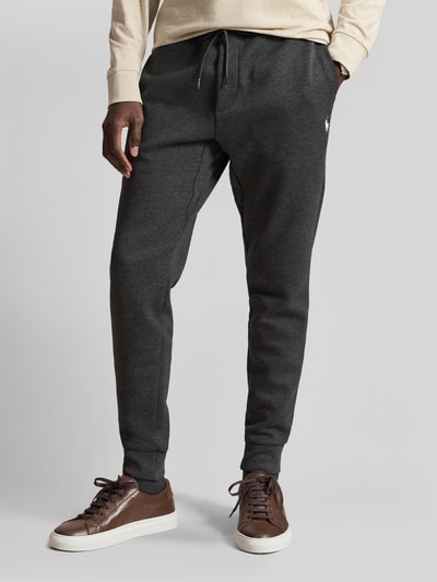 Polo Ralph Lauren Regular Fit Sweathose aus Baumwoll-Mix Dunkelgruen Melange 4