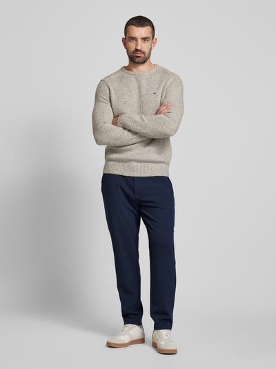 MCNEAL Tapered fit broek met tunnelkoord Marineblauw - 1