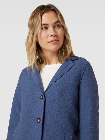 Oui Mantel mit Reverskragen Rauchblau 3