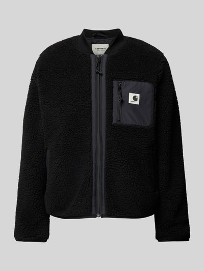 Carhartt Work In Progress Sherpa Jacket mit Brusttasche Modell 'Janet' Black 2