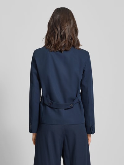 Weekend Max Mara Żakiet o kroju regular fit z czystej bawełny model ‘TAPPETO’ Granatowy 5