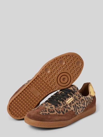 Steve Madden Ledersneaker mit Schnürverschluss Modell 'EMPORIA' Cognac 3