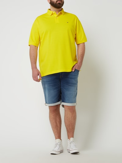 Tommy Hilfiger Big & Tall PLUS SIZE regular fit poloshirt van piqué, model 'The 1985 Polo Shirt' Geel - 1