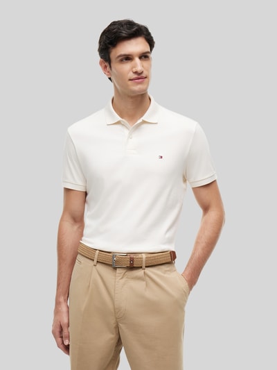 Tommy Hilfiger Koszulka polo z czystej bawełny o kroju regular fit Złamany biały 4