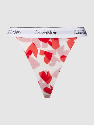 Calvin Klein Underwear Slip mit Label-Bund Modell 'VALENTINES HEARTS' Rot 1