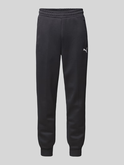 PUMA PERFORMANCE Sweatpants met logostitching, model 'ALWAYS ON TRACK' Zwart - 2