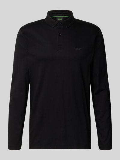 BOSS Green Regular fit poloshirt van puur katoen, model 'PIROL' Zwart - 2