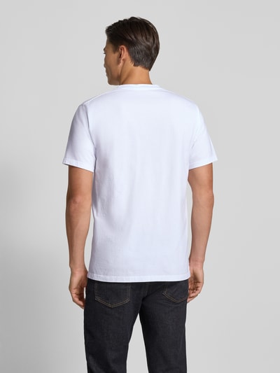 American Vintage T-shirt z okrągłym dekoltem model ‘FIZVALLEY’ Biały 5