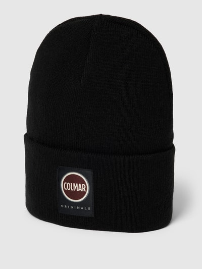 Colmar Originals Beanie mit Label-Patch Schwarz 1