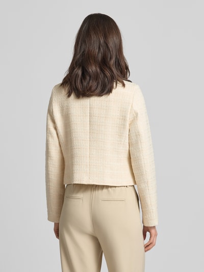 Christian Berg Woman Selection Regular Fit Blazer in Bouclé-Optik Ecru 5