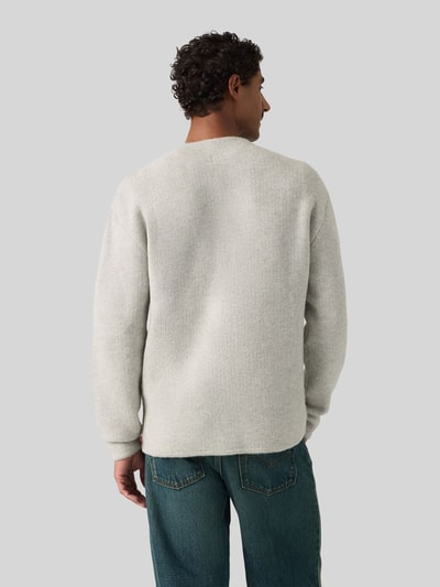Levi's® Relaxed Fit Pullover mit Woll-Anteil Hellgrau 5