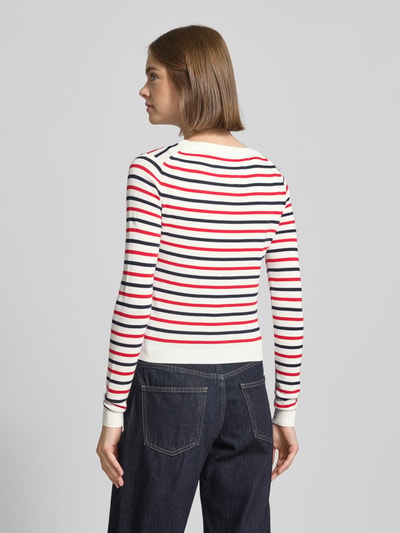 Tommy Jeans Regular fit cardigan van katoen Rood - 5