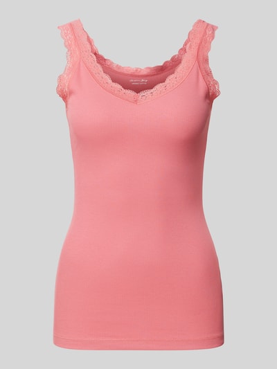 Christian Berg Woman Tanktop mit Spitzenbesatz Rosa 1