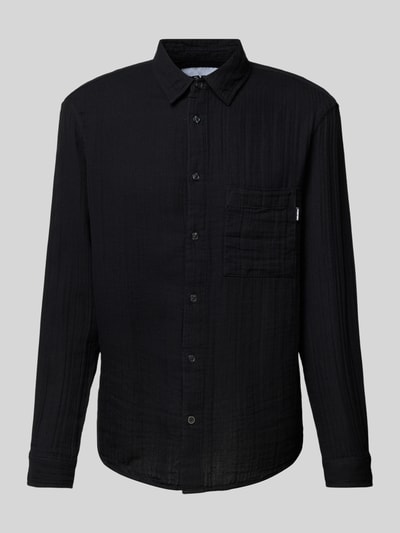 REVIEW Freizeithemd aus Musselin Black 2