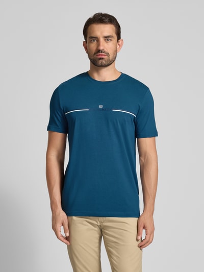 Christian Berg Men T-shirt met ronde hals Petrol - 4