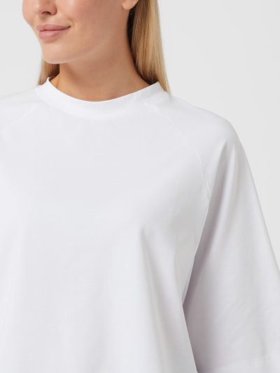 Selected Femme T-Shirt mit Bio-Baumwolle Modell 'Makila' Weiss 3