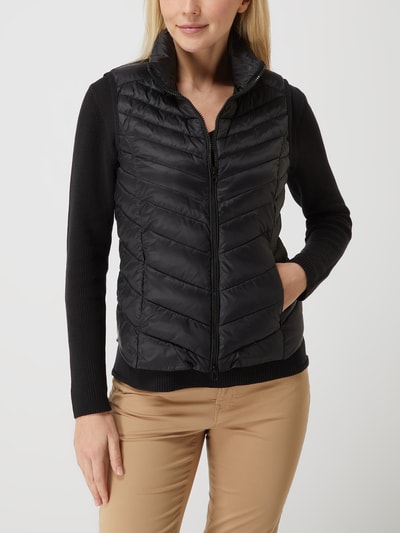 Christian Berg Woman Bodywarmer met naadritszakken Zwart - 4