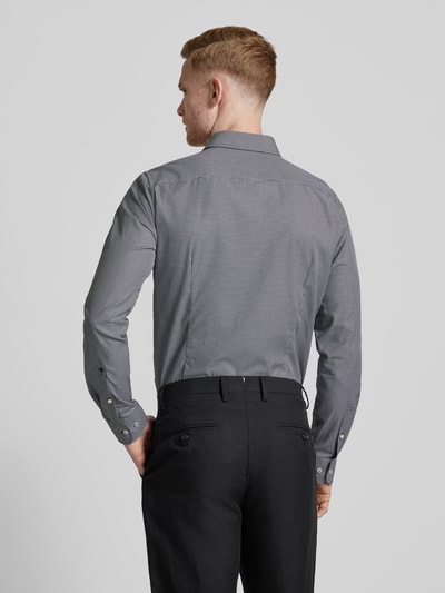 JOOP! Collection Slim Fit Business-Hemd mit Kentkragen Modell 'Pierce' Black 5