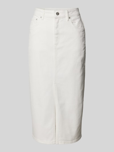 Gant Midi-rok in 5-pocketmodel Offwhite - 2