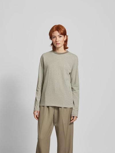 Anine Bing Longsleeve mit Streifenmuster Khaki 4